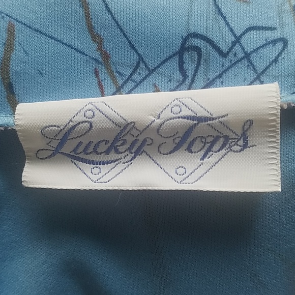 1970s Abstract Painting Blouse - Picture 4 of 4